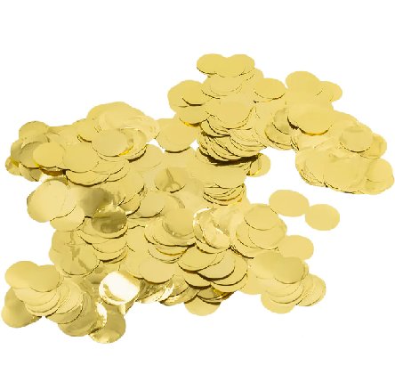 Silvester Konfetti Metallic gold, 30g