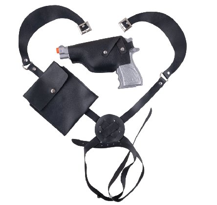 Schulterholster mit Pistole