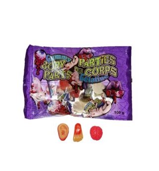 Fruchtgummi Zombie Krperteile, 120g