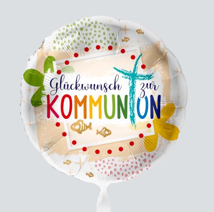 Kommunion Glckwunsch, 71 cm