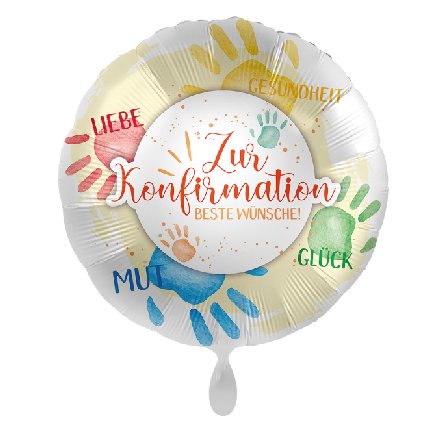 Konfirmation Folienballon, 43 cm