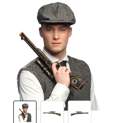 Spielzeug Retropistole Steampunk