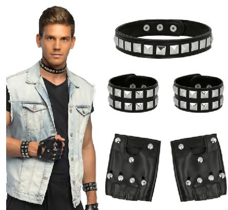 Verkleidungsset Punk Rocker