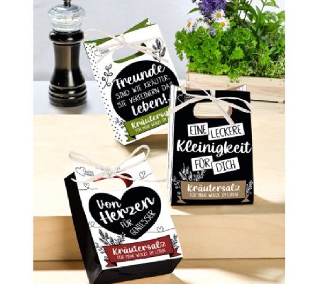 Geschenkttchen mit Gewrz