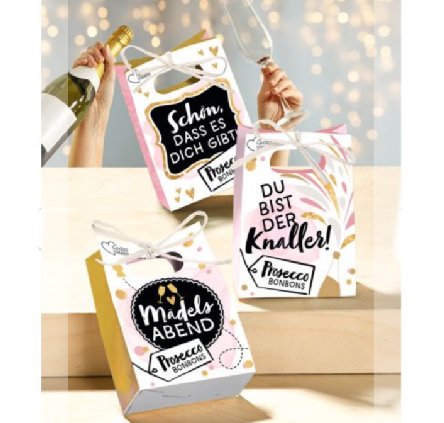 Geschenkttchen mit Prosecco