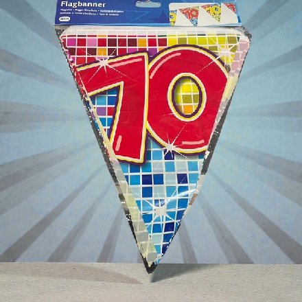 Wimpelkette zum 70.Geburtstag