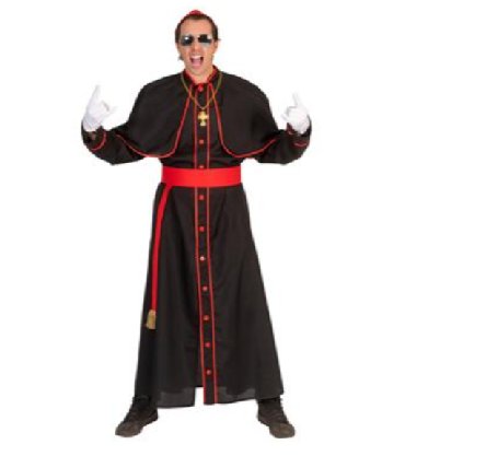 Kardinal Verkleidung, Gr. 60/62