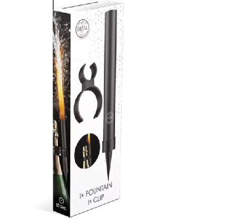 Tortenfontne, 12 cm und Clip-Set