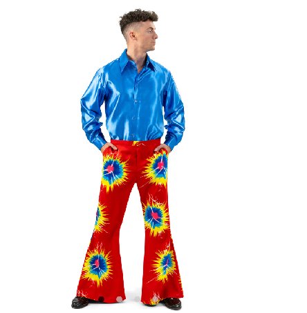 M�nner Retrohose mit Schlag, 48/50