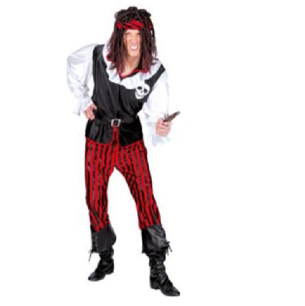 Piratenkost�m, Gr 48/50