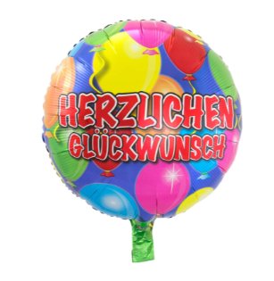 Folienballon Herzlichen Glckwunsch