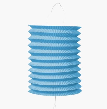 Papierlaterne Baby blau, 1 St�ck