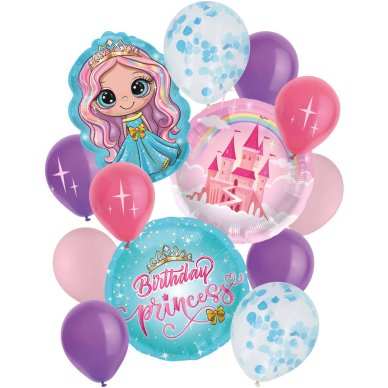 Ballonset Prinzessin, 13 Stck