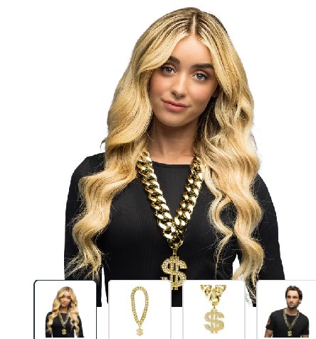 Halskette Dollar Memphis