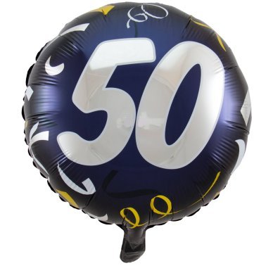 Ballon zum 50. Geburtstag / Jubilum