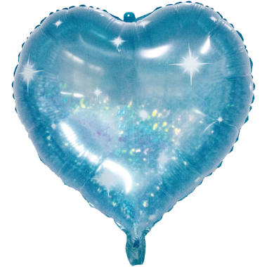 Folienballon Herz Galacticblau