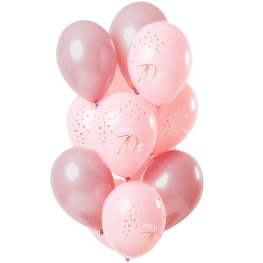 	         Ballons Elegant Lush Blush 70 Jahre