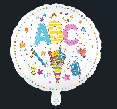 Schulanfang Folienballon Schule