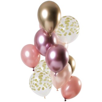 Ballons Golden Blush 30cm - 12 Stck