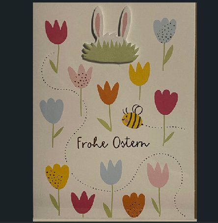 Osterkarte - Frohe Ostern