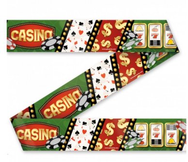 Absperrband Casino, 12m