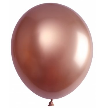 Metallic Luftballon, rosegold - 6 Stck