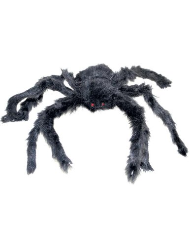 Schwarze Spinne, 60 cm