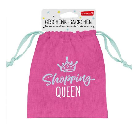 Geschenk S�ckchen Shopping Queen