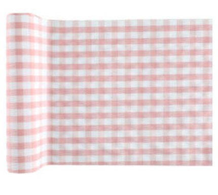 	Tischlufer Karo Vichy Rose, 3m