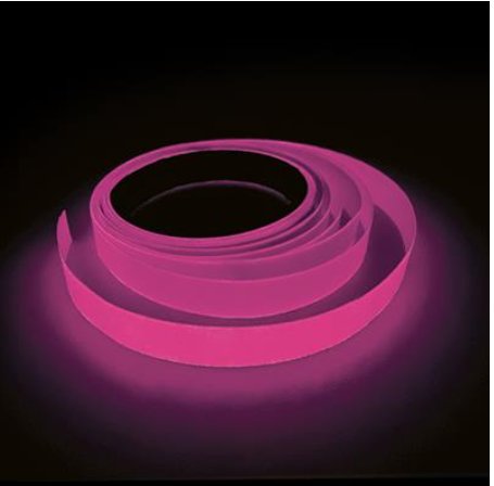 80er Jahre NEON Band fluo Rosa, 5m
