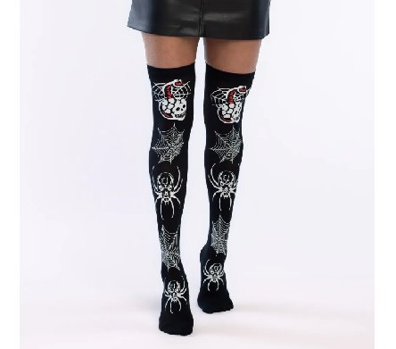Spinnen Strmpfe, Overknee