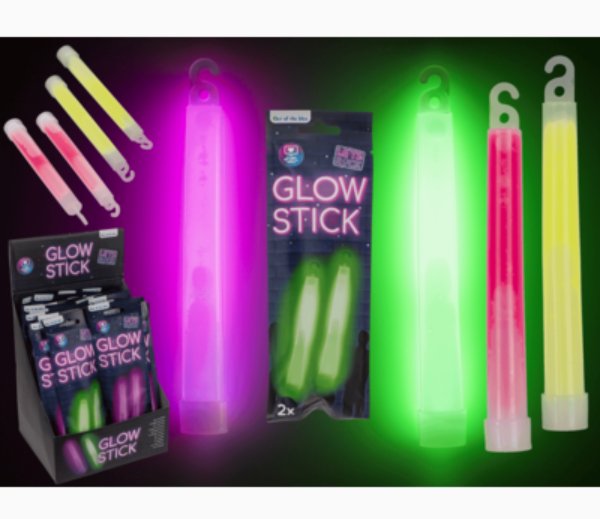 Leuchtstab - Glow in the Dark, 2er Set