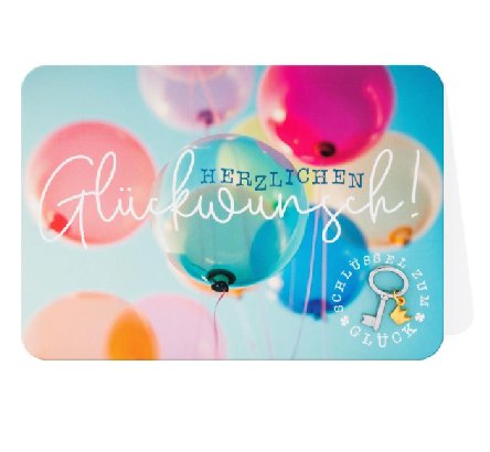 Gl�ckwunschkarte Gl�ckwunsch
