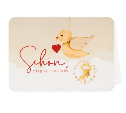 Gl�ckwunschkarte Sch�n das es dich gibt
