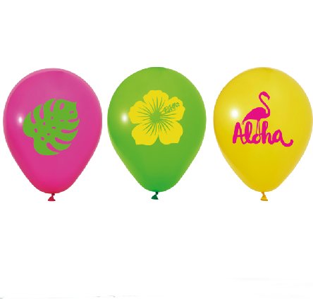 Aloha Luftballons, 6 St�ck