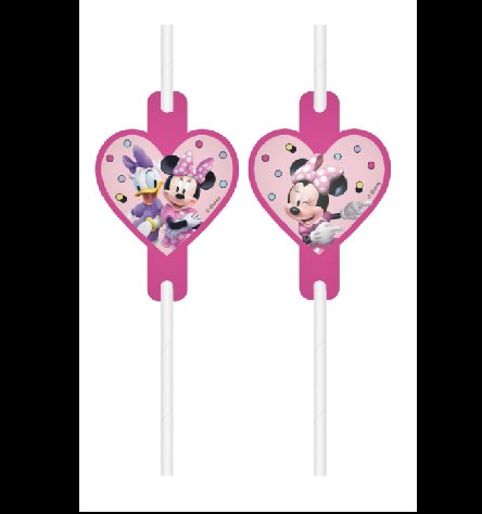 Minnie Mouse Strohhalme, 4 Stck