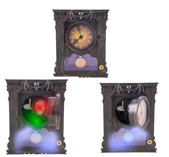 Sensenmann Tod Wanduhr