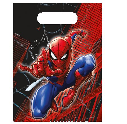 Spiderman Partytten, 4 Stck