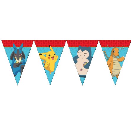 Wimpelkette Pokemon, 2,3m