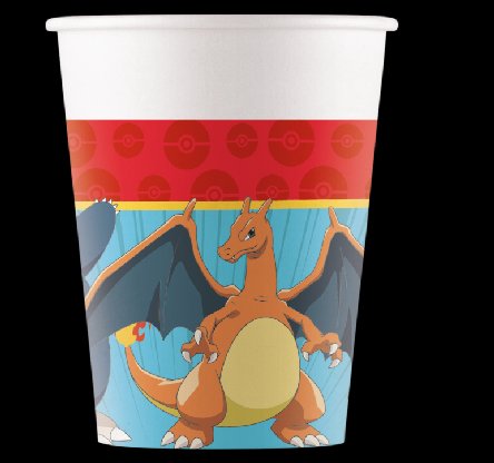 Pokemon Pappbecher - 8 Stck