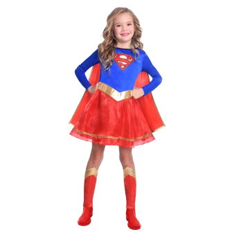 Supergirl Kinder Kostm, 10-12 Jahre
