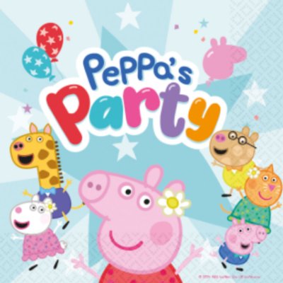 Peppa Pig Servietten, 16 Stck