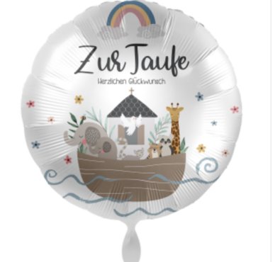 Folienballon Zur Taufe, 1 Stck