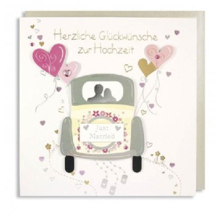 Hochzeit Karte, 21 x 21 cm