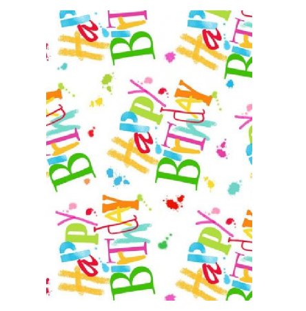 Happy Birthday Geschenkpapier