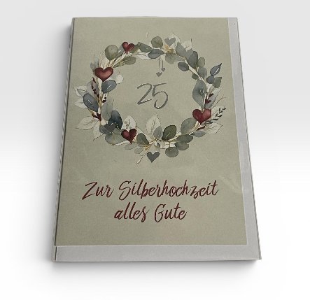 Silberhochzeit Gl�ckwunschkarte