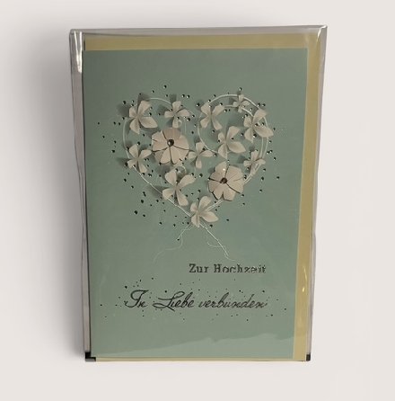 Gl�ckwunschkarte zur Hochzeit