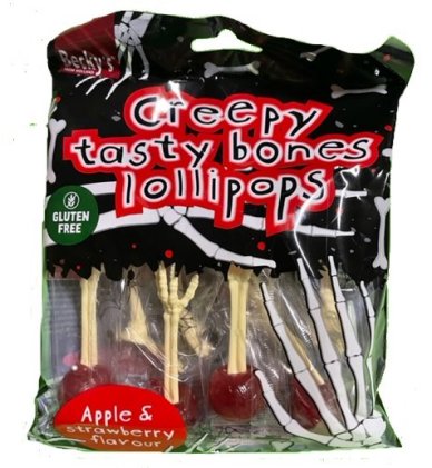 Lutscher am Halloween Knochen