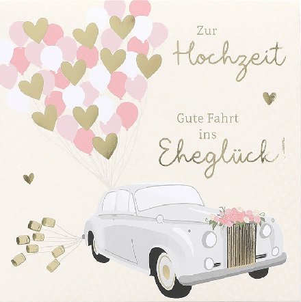 Pop up Musikkarte zur Hochzeit