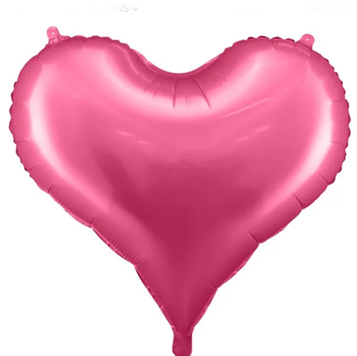 Ballon XXL - Herz - Pink - 75 cm